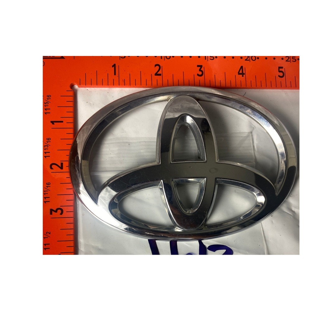 Toyota Front Grille Rear Trunk Logo Emblem Badge OEM Chrome 4.75" x 3.25"